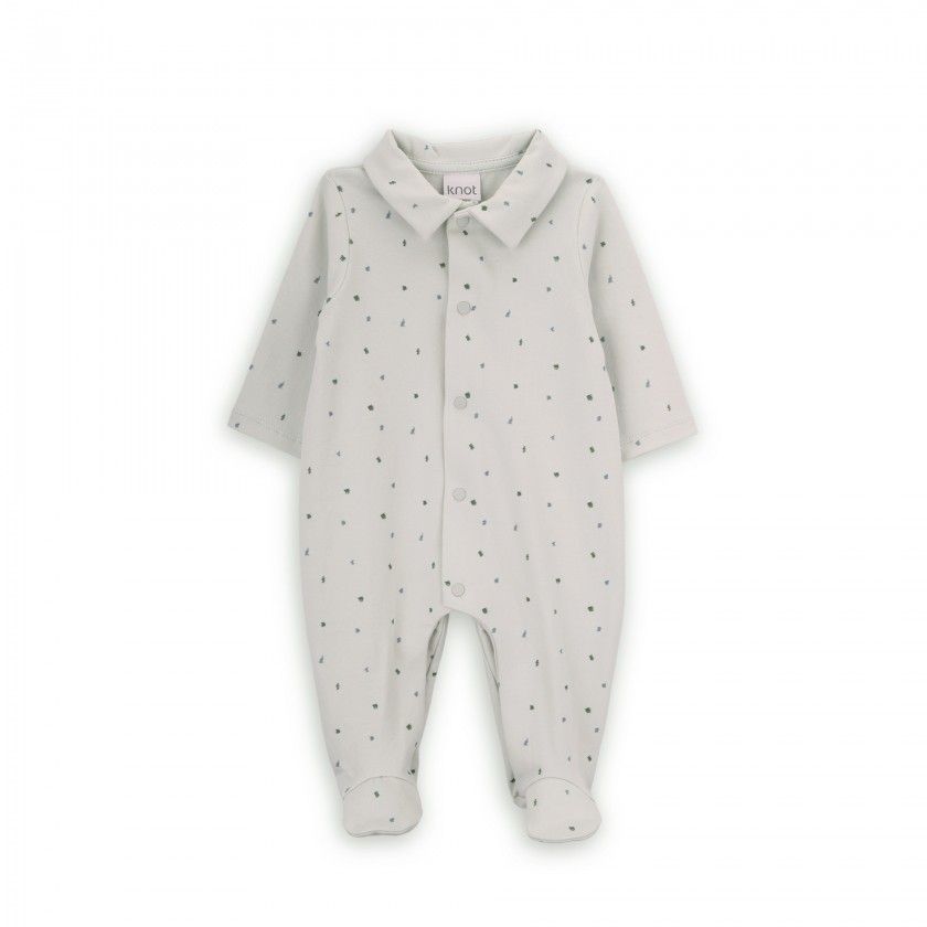 Pencil Dots babygrow for baby in organic cotton