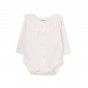 Stars body for baby girl in organic cotton