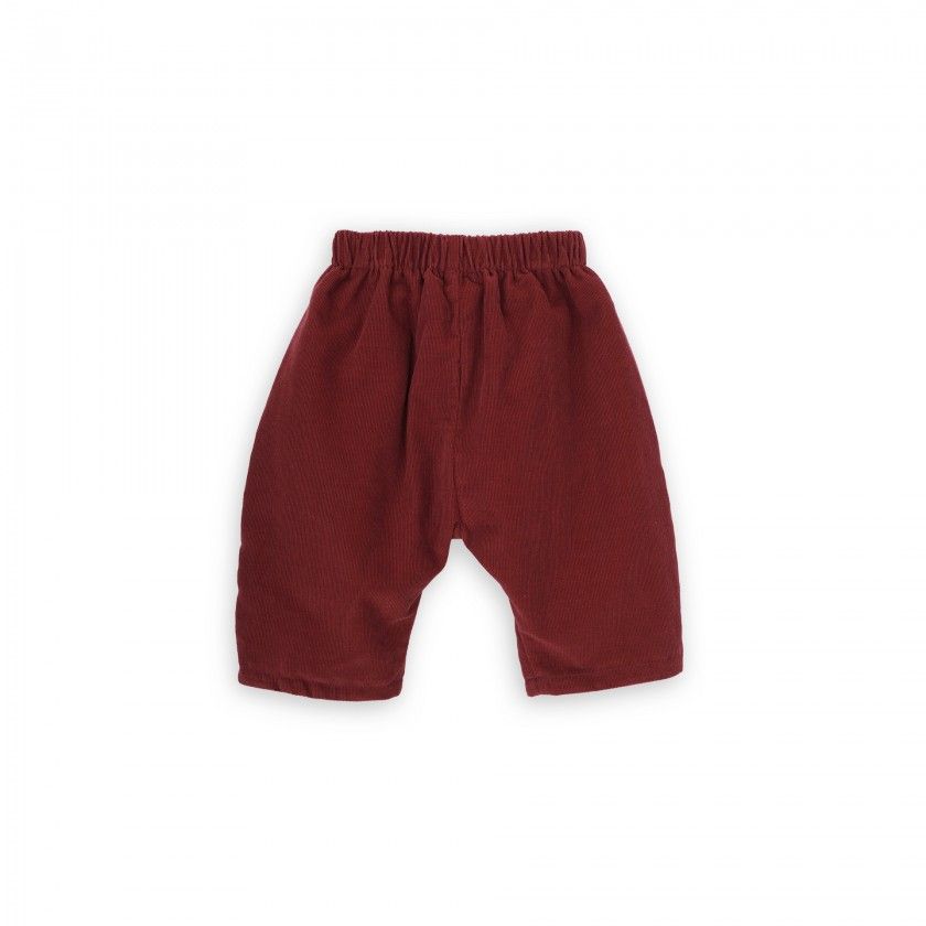 Bruce pants for baby in corduroy