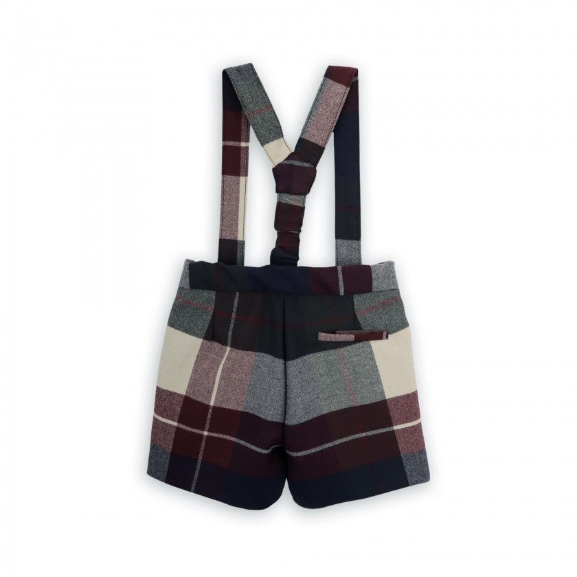 Booker shorts for boy in checks