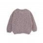 Lila knitted sweater for girl