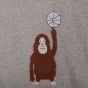 Orangutan knitted sweater for boy