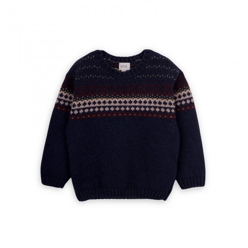 Atlas knitted sweater for boy