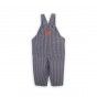 Steve overalls for boy in cotton twill