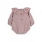 Carol romper for baby girl in corduroy