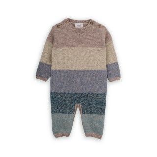 Colorfull Mix knitted jumpsuit for baby