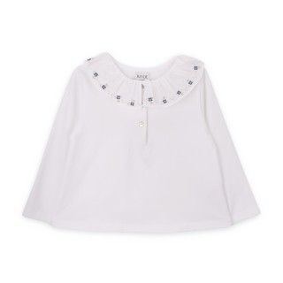 Emma polo for girl in organic cotton