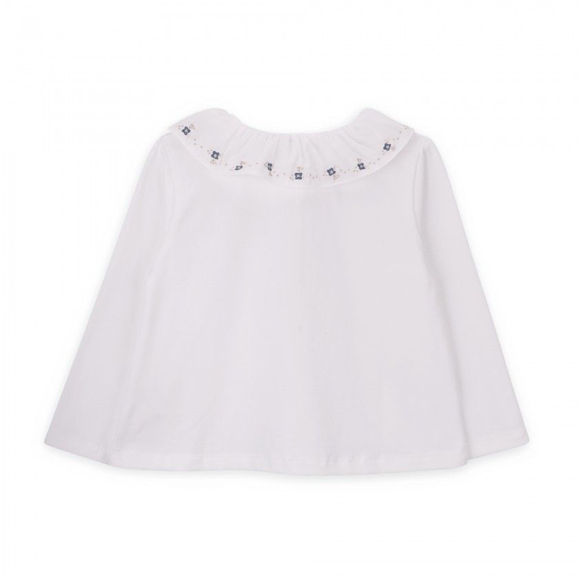 Emma polo for girl in organic cotton