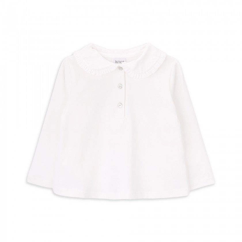 Jolie polo for girl in organic cotton