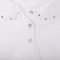 Dots polo for girl in organic cotton