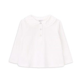 Jolie polo for girl in organic cotton