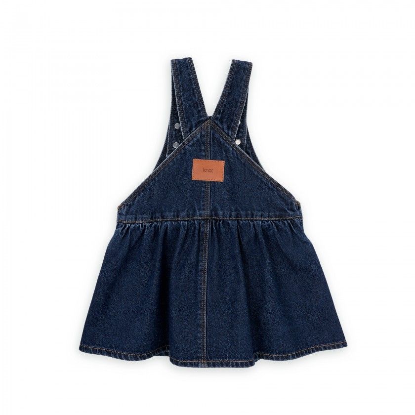 Leticia pinafore in denim