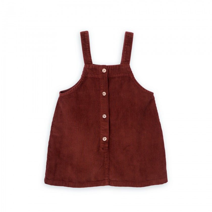 Poppy pinafore in corduroy