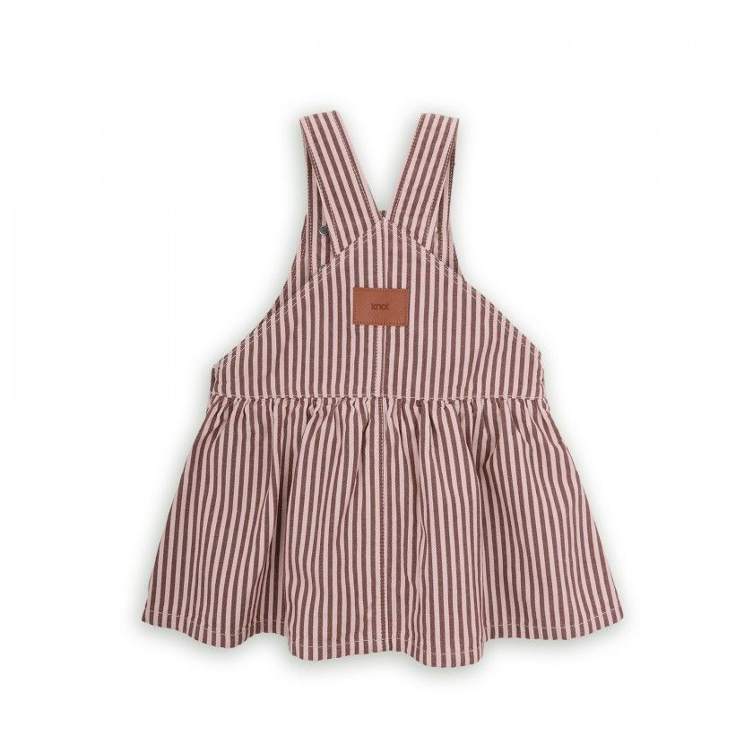 Leticia pinafore in cotton twill