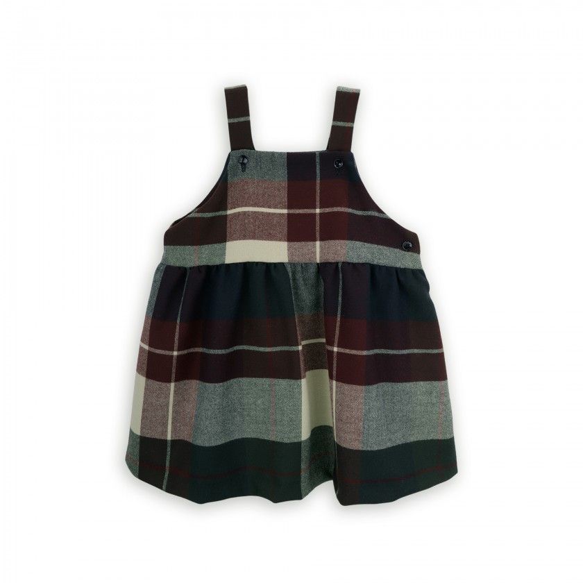 Simone pinafore in checks