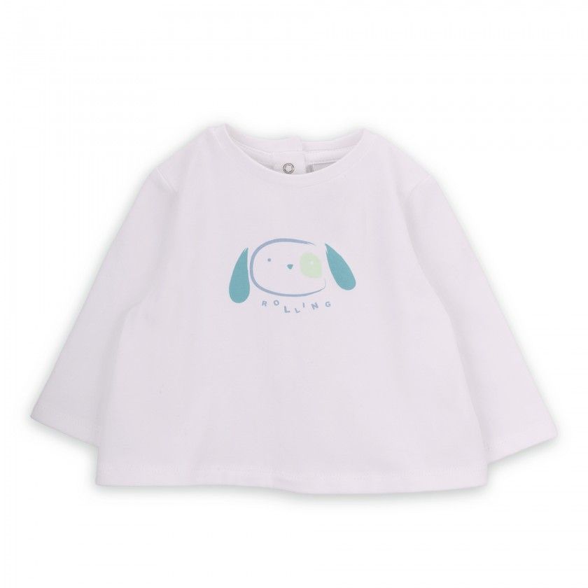 Puppy longsleeve t-shirt for baby