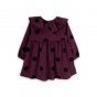 Pat dress in corduroy with dots print