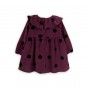 Pat dress in corduroy with dots print