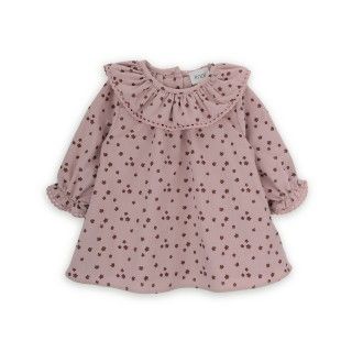 Carmo dress in corduroy with flowers print