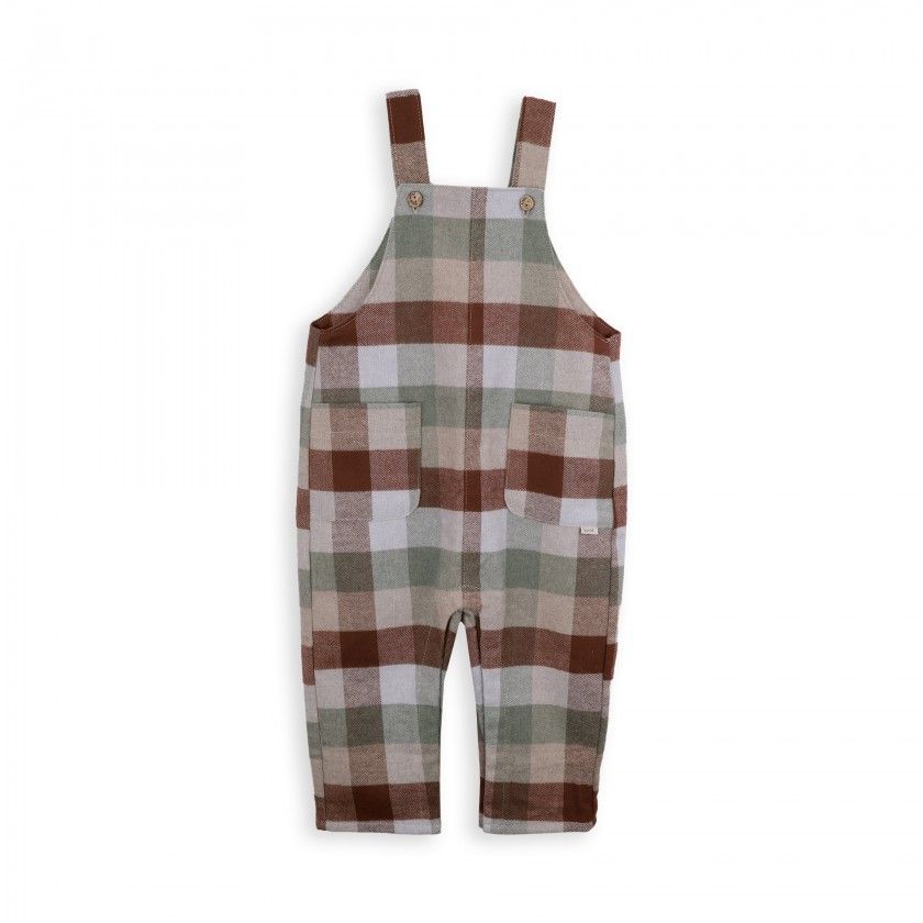 Stacy overalls in checks