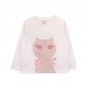 Cat longsleeve t-shirt for girl