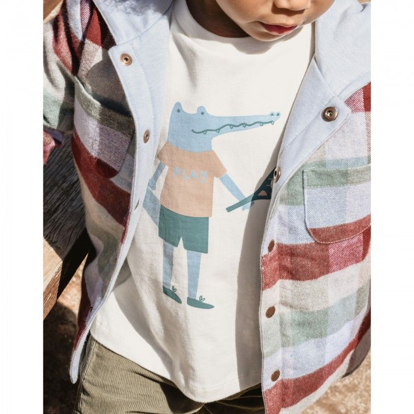 Crocodile longsleeve t-shirt for boy