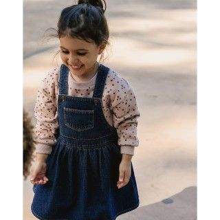 Leticia pinafore in denim