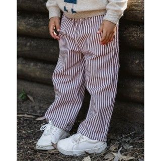 Lizzie pants for girl in cotton twill