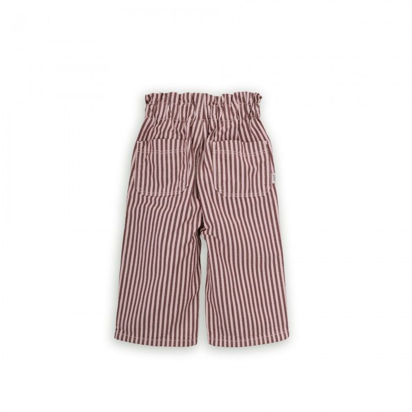 Lizzie pants for girl in cotton twill