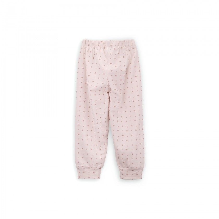 Primroses pajamas for girl in organic cotton