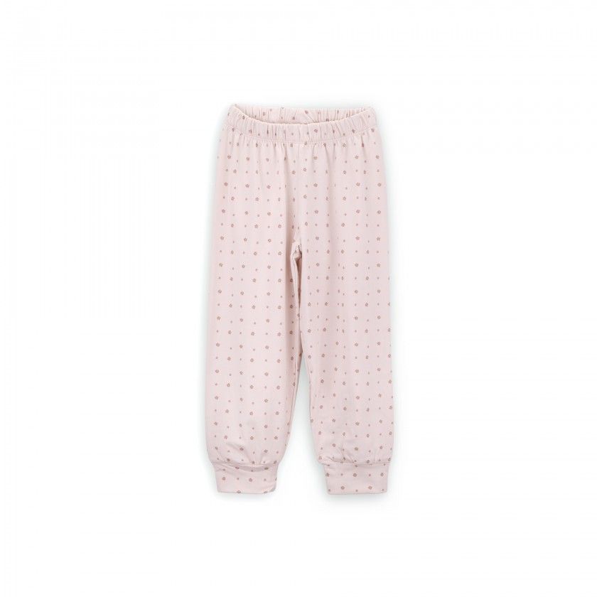 Primroses pajamas for girl in organic cotton