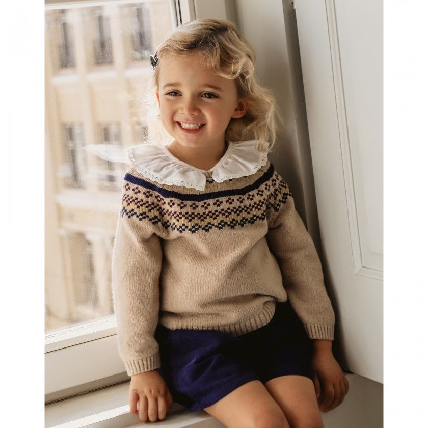 Clarice knitted sweater for girl