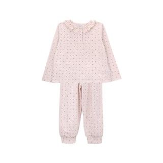 Primroses pajamas for girl in organic cotton