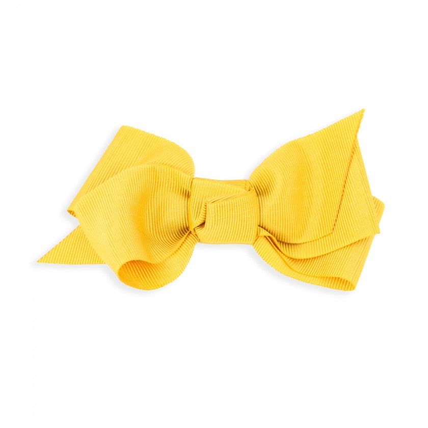 Hair clip with big ribbon bow