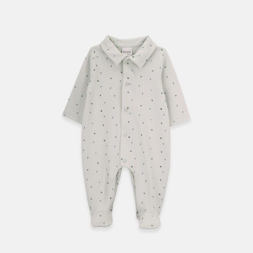 Pencil Dots babygrow for baby in organic cotton