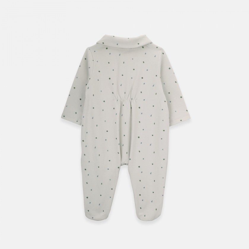 Pencil Dots babygrow for baby in organic cotton