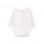 Body gola Peter Pan de beb em algodo orgnico