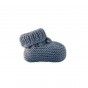 Knitted booties for baby