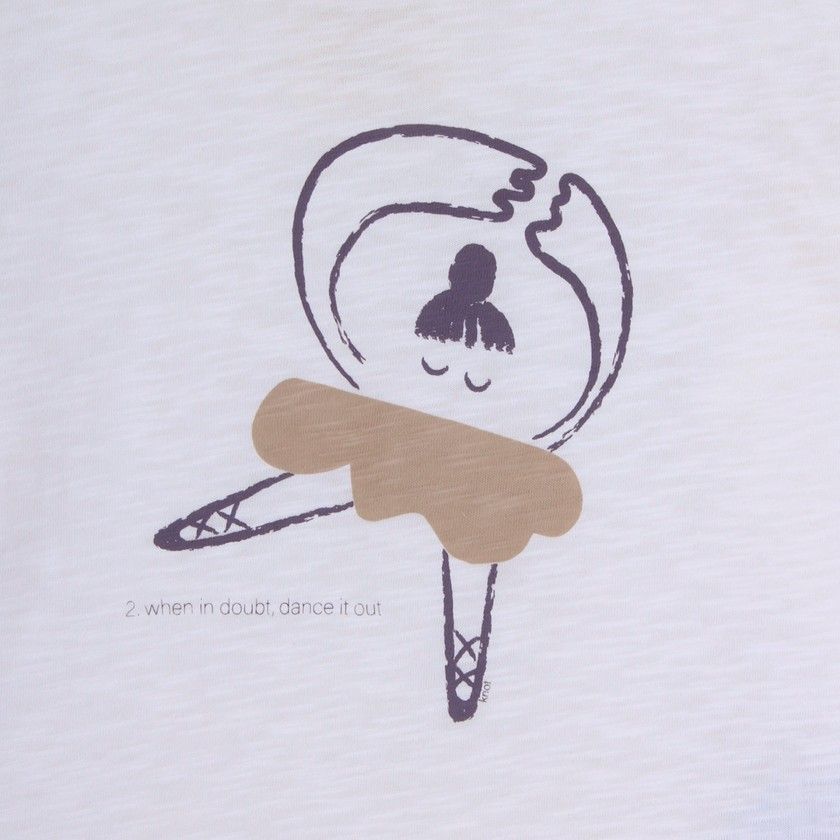 T-shirt manga comprida menina algodo #2 Dance It Out