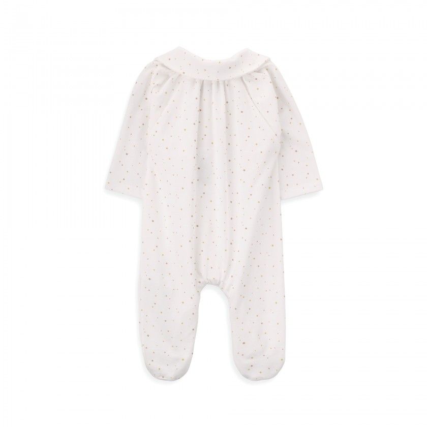 Dots Babygrow for newborns in organic cotton