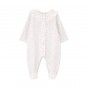 Flowers Babygrow for newborn girls in organic cotton