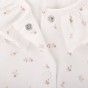 Flowers Babygrow for newborn girls in organic cotton