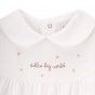 Big World Babygrow for newborns in organic cotton