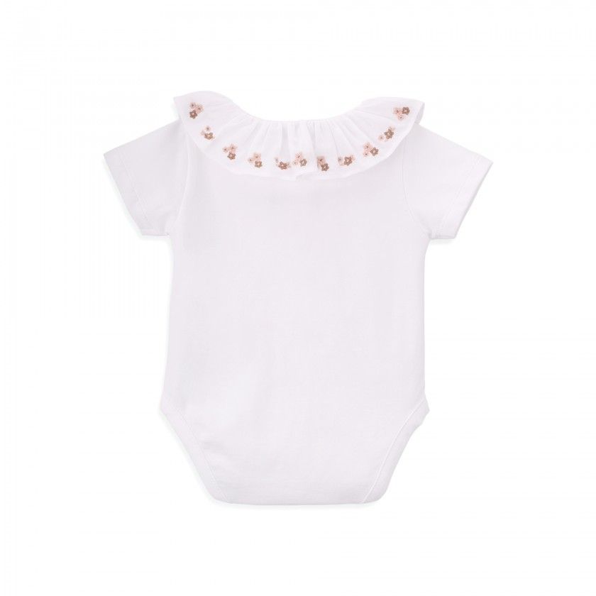 Sammy Body for baby girls in organic cotton