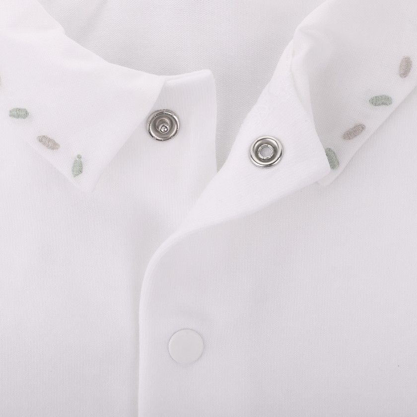 Leaf Body for baby boys in organic cotton