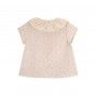 Dalma Blouse for girls in cotton with a flower pattern