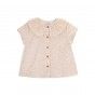 Dalma Blouse for girls in cotton with a flower pattern