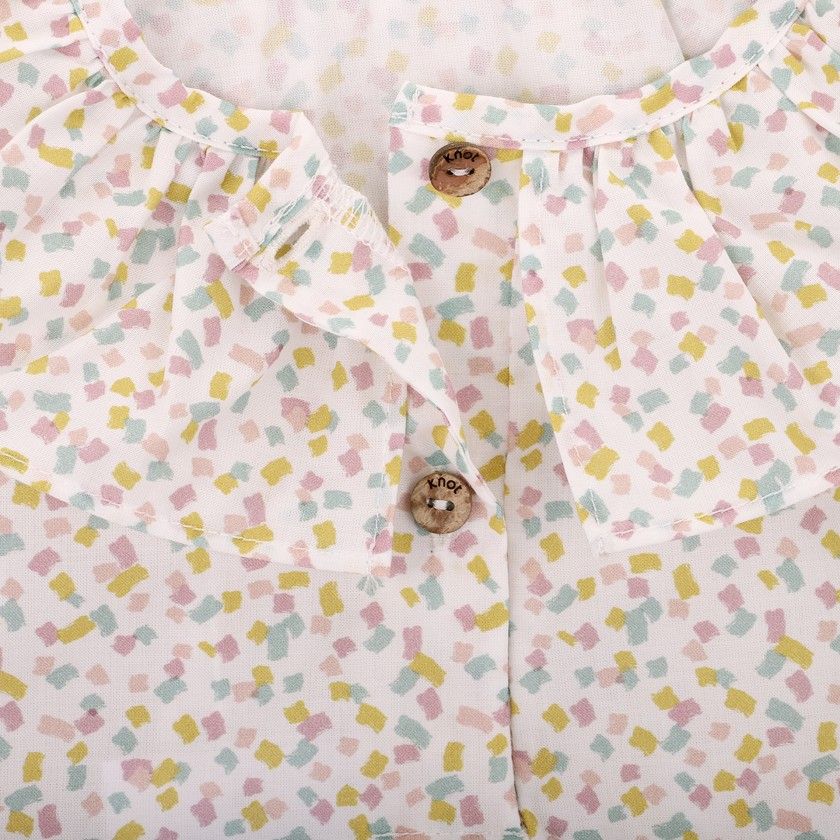 Alice Blouse for girls with print in cotton