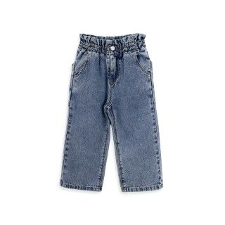 Molly Trousers for baby girls in denim
