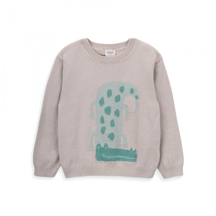 Crocodile Knitted Sweater for boys